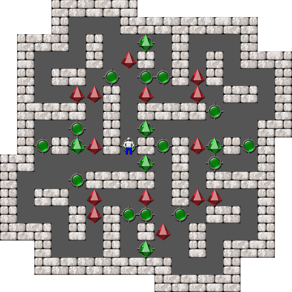 Sokoban David W. Skinner Arranged level 281